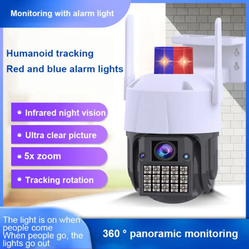 

2MP 1080P Speed Dome Wireless WIFI Camera Outdoor Camera 5x Digital Zoom PTZ IP Camera Audio CCTV Surveillance Camera Secuirty