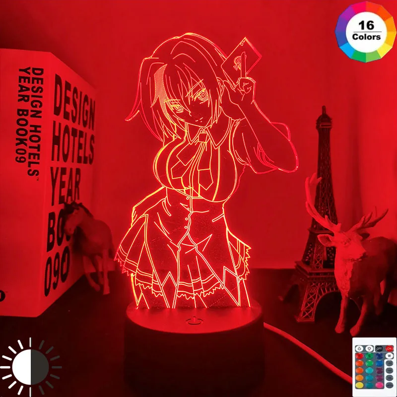 3d Led лампа Аниме Драконий жемчуг High School DxD Ксеновии кварта для Спальня