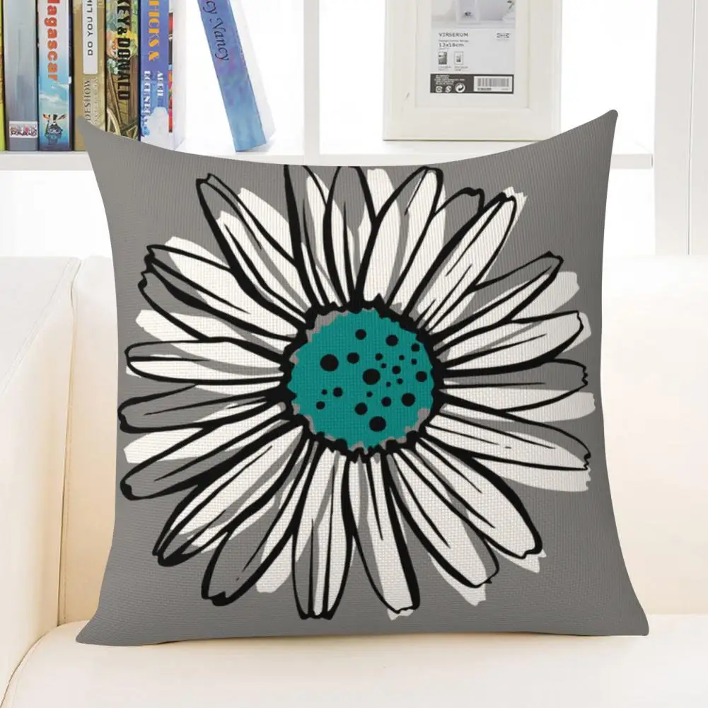 

Home Decor Pillow Cover Flower Pattern Pillow Covers Stylish Home Decor for Sofa Bedroom Office with Hidden Zipper for Dust