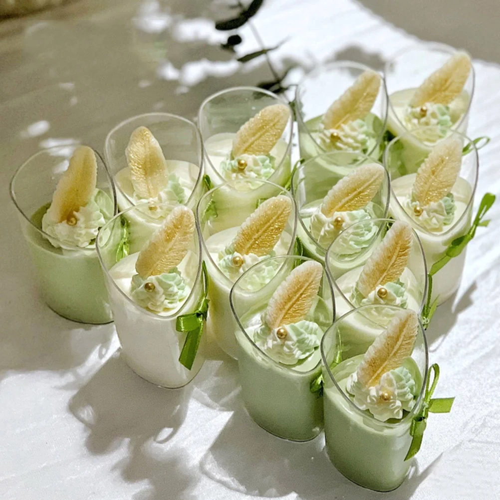 

Dessert Cups Cup Mini Parfait Pots Small Glass Cheesecake Bowls Serving Moussepudding Clear Transparent Ice Cream Desert Canape