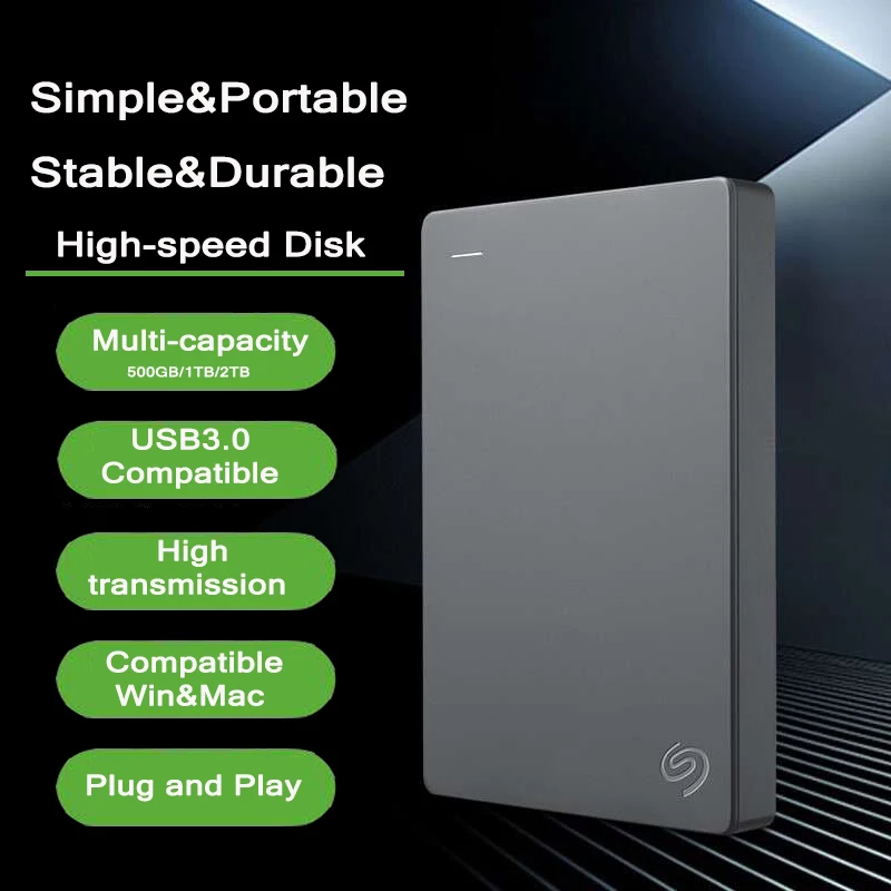

Seagate Expansion 2,5 "портативный внешний жесткий диск 1 ТБ 2 ТБ 4 ТБ usb3.0 HDD для хранения данных для ноутбука ПК ps4