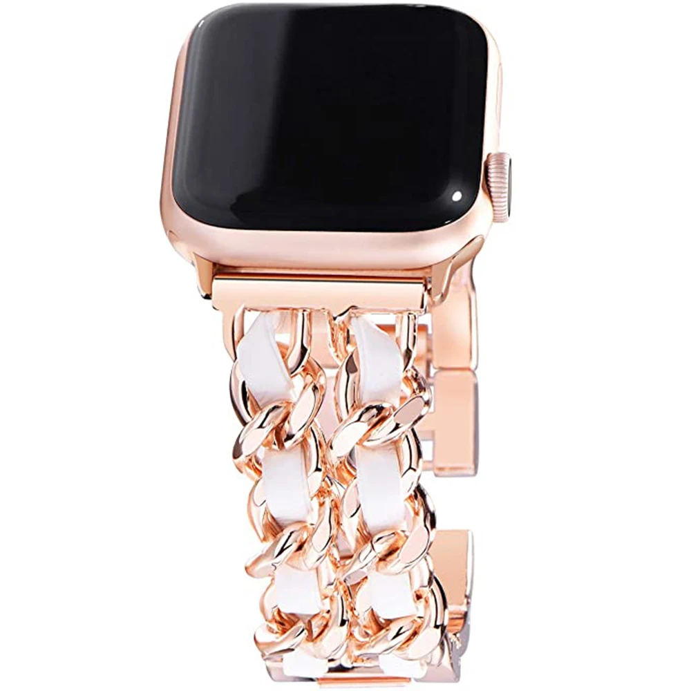 Compatible With Apple Watch Ultra Strap 45mm 44mm 42mm Series8 SE 7 6 5 4 3, IWatch Women's Jewelry Bracelet