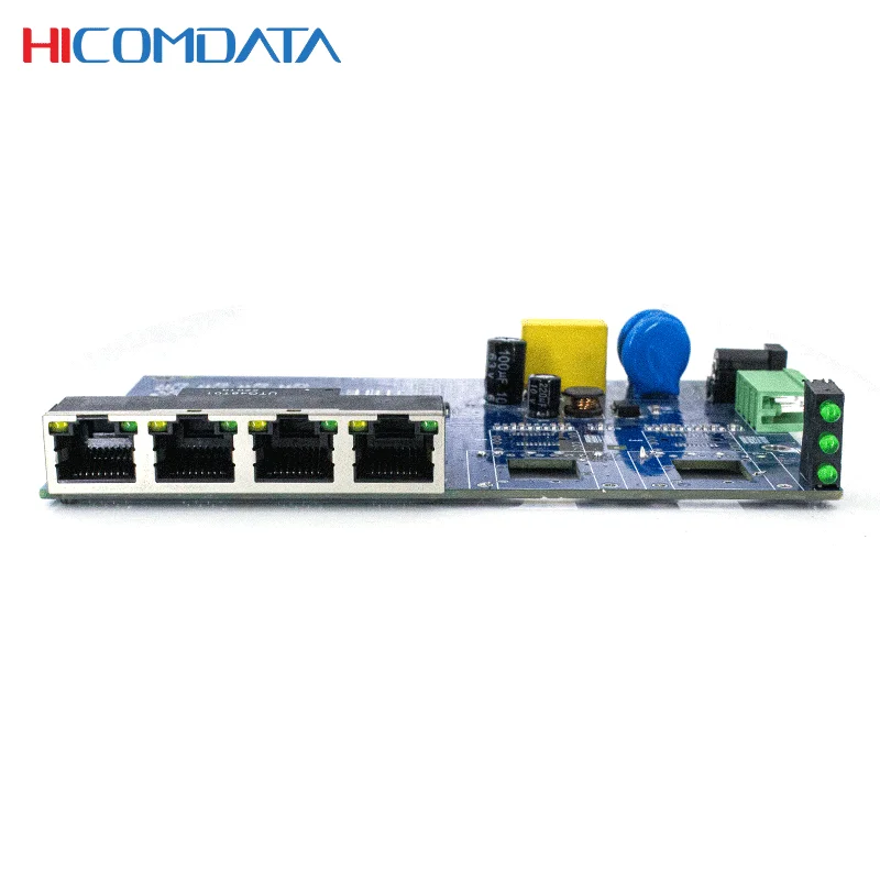 Ethernet-коммутатор HICOMDATA печатная плата промышленная сеть 4 Rj45 2 Sfp коммутатор