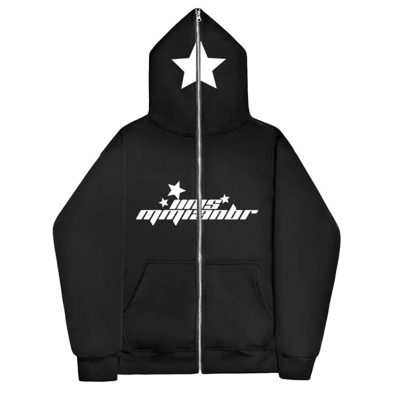 

Осень-зима 2023, Толстовка для мужчин и женщин Y2k, толстовка на молнии, искусственная спортивная толстовка, повседневный головной убор в стиле ретро