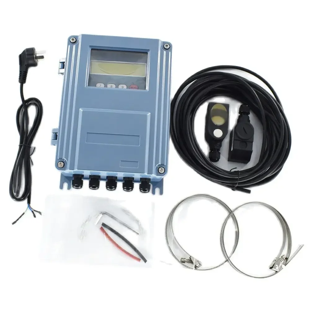 Ультразвуковой расходомер жидкости RS485 Modbus TDS-100F, стационарный настенный цифровой расходомер DN50-700 мм, датчик M2 (art.: 3920dcd11e8ae) - 3920dcd11e8ae