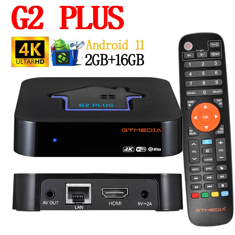 

ТВ-приставка G2 PLUS, Android 2,4, Amlogic S905W2 2G16G, Встроенный 10-битный видеодекодер G Wifi 4K H.265/VP9 60fps
