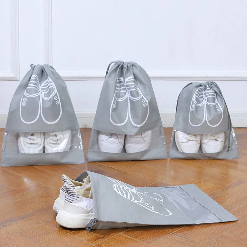 Портативные сумки для хранения обуви на шнурке Ботинки большой емкости Защитный