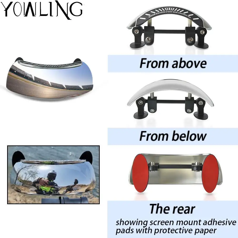 

Motorbike Windscreen 180 Degree Blind Spot Mirror Wide Angle Rearview Mirrors For Suziki Bandit 1200 1250S 250 250s 600 650 650S