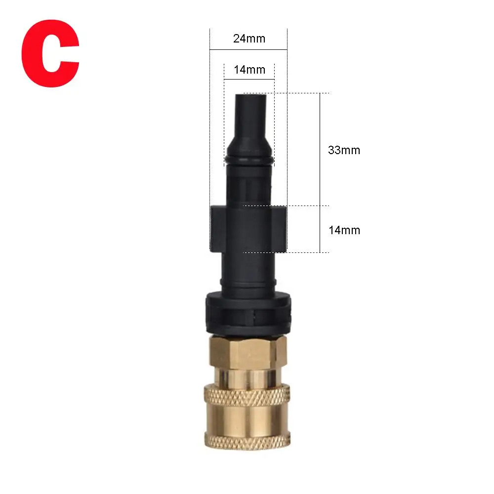 

Адаптер для мойки высокого давления на быстроразъемную насадку 1/4 дюйма для Karcher Bosch AR Blue LAVOR Interskol Nilfisk
