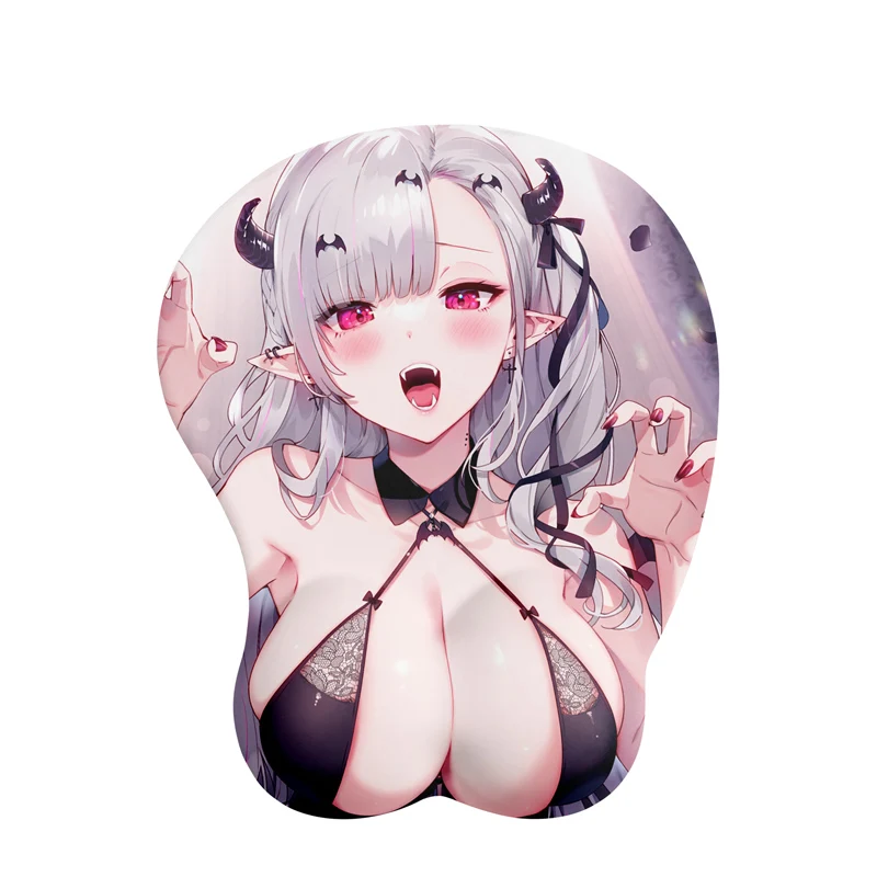

Soft Sexy Girl Silicone 3d Anime Mouse Pad With Wrist Rest Support Opie Ergonomic Custom Non Slip Lycra/2Way Skin