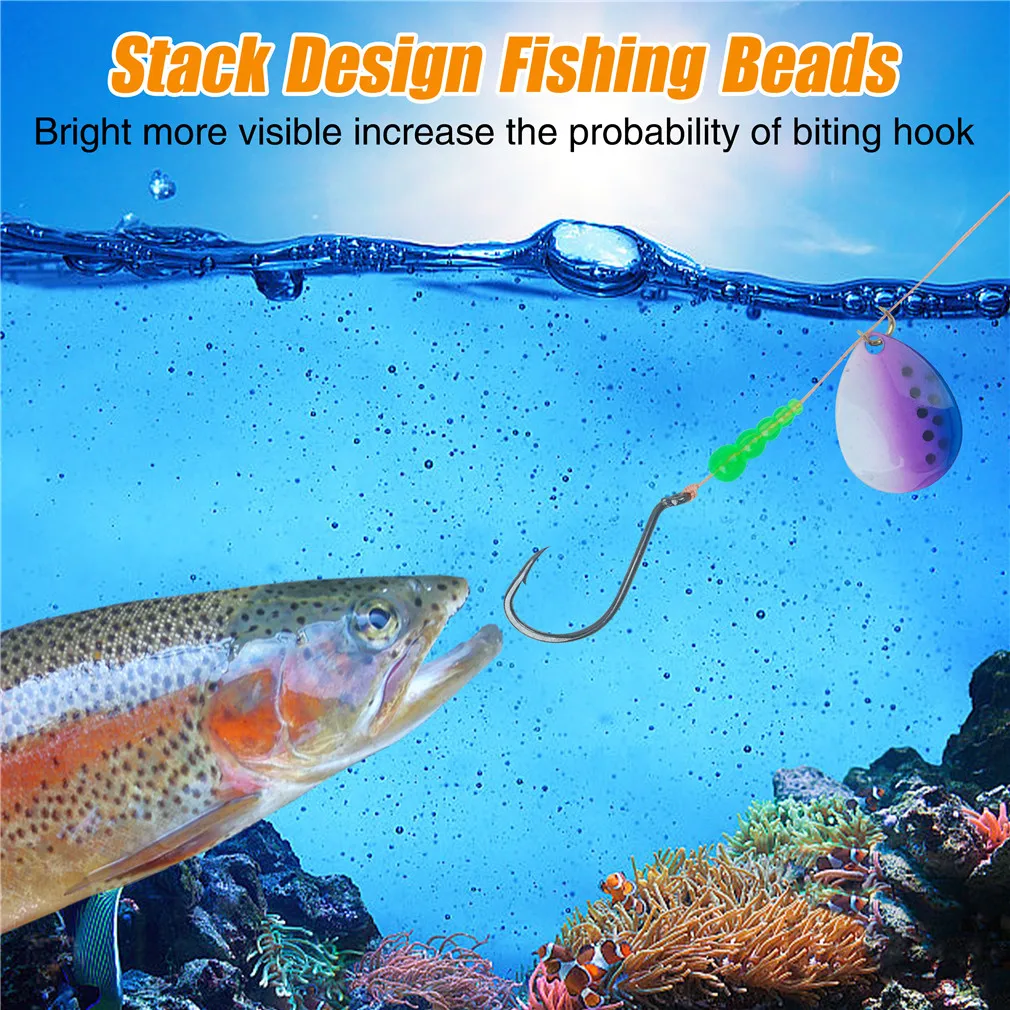 Набор многослойных рыболовных бусин 250 шт. для спиннинга приманки форели Судака