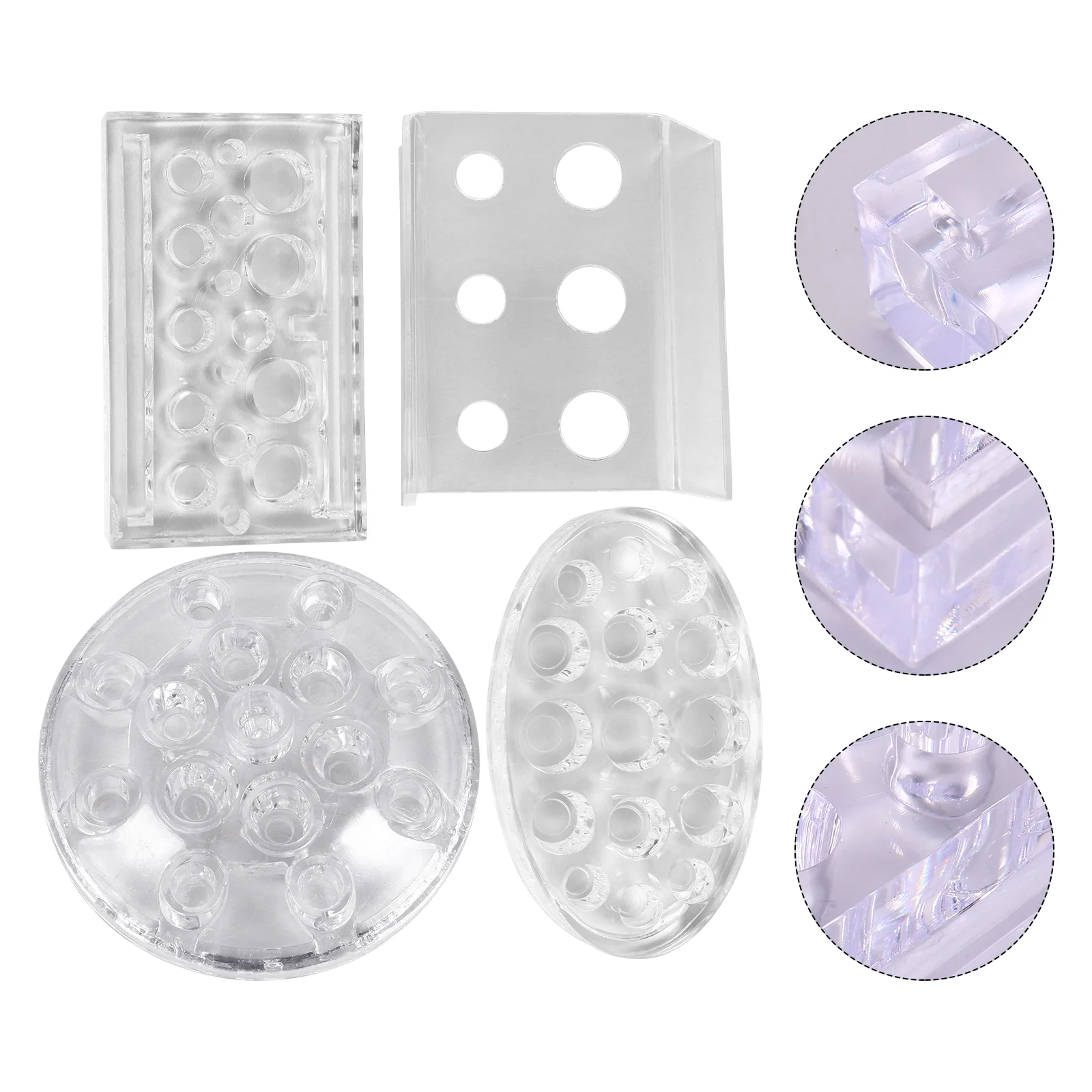

4pcs Ink Pigment Holder Stand Pigment Cup Rack Color Rack Display