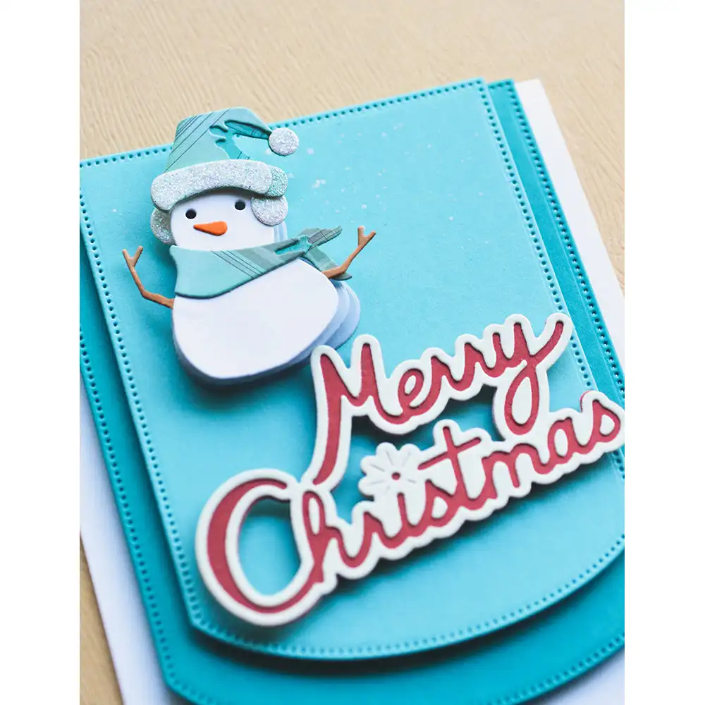 AliliArts 2023 металлические штампы с Рождеством сделай сам скрапбукинг фотоальбом