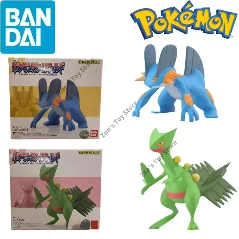 Фото В наличии: Оригинальная коллекционная фигурка Bandai Scale World Pokemon Hoenn Region Swampert Sceptile, аниме-модель, игрушка, подарок №1