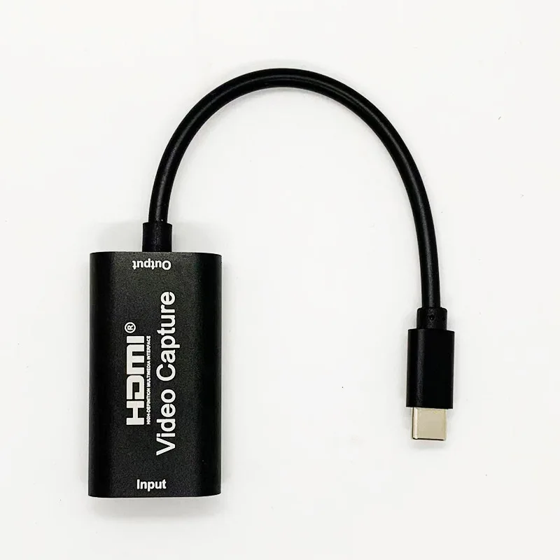Video Capture Card HD HDMI To Type-C Video Capture Card Computer Game Live Recording Cable for Computer Cell Phones enlarge