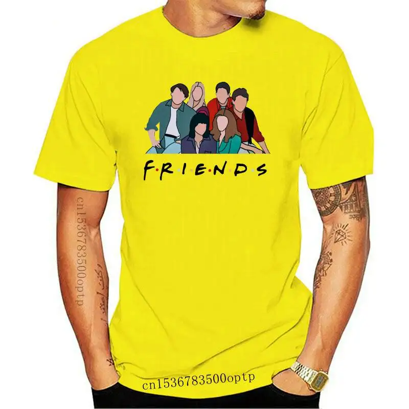 

Новинка 2022, футболки с надписью «Friends Tv», Женская/Мужская/женская футболка с коротким рукавом, эстетическая футболка