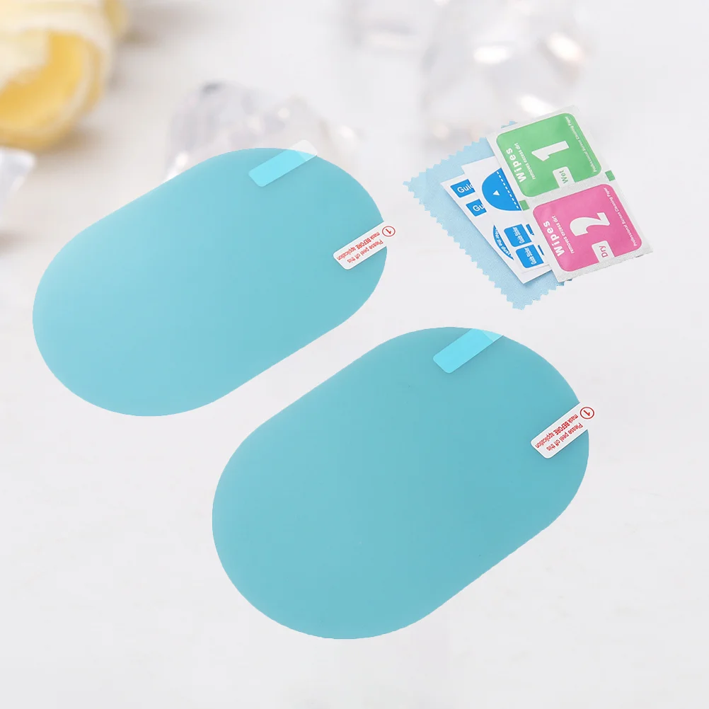 

2 Pairs Car Mirror Sticker Film Waterproof Stickers Rearview Protector Rainproof And Things