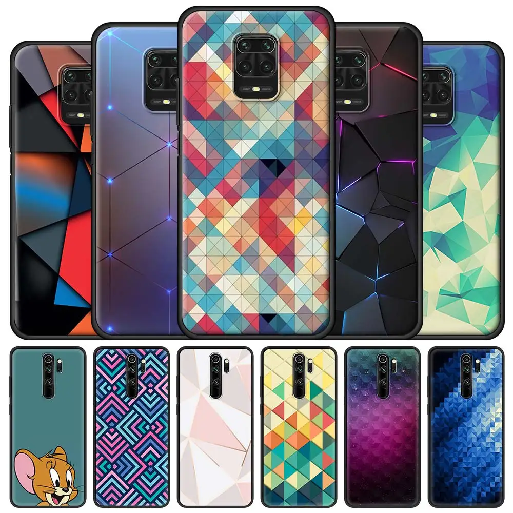 

Coloured drawing pattern Phone Case for Redmi Note 11 Pro 10 10S 9 8 8T K50 K40 Silicome Funda Redmi 9A 9C 9T 7 7A Bags Cover