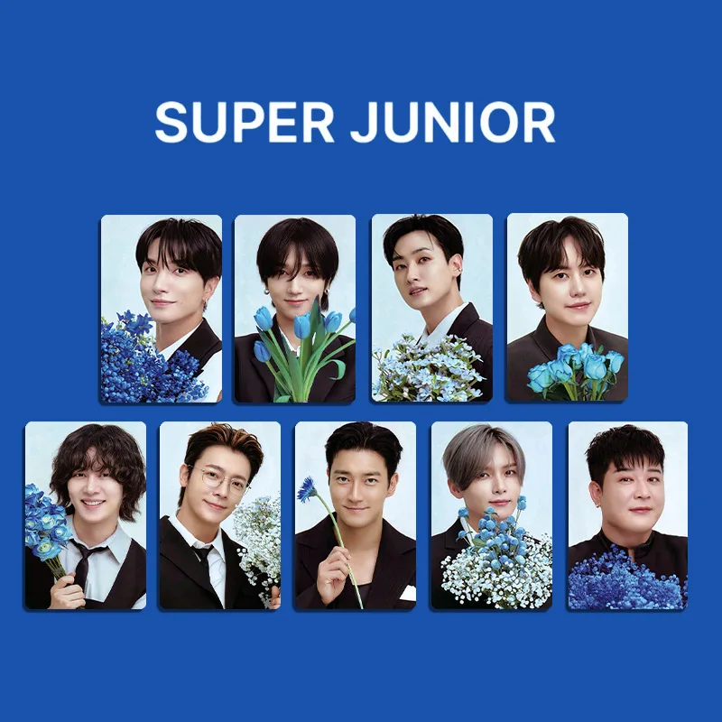Фото Набор из 9 специальных бонусных Lomo-карточек Super Junior (новая серия): Ли Тэк, Хи Чул, Йесун, Дон Хэ, Си Вон. Коллекция подарков для фанатов.