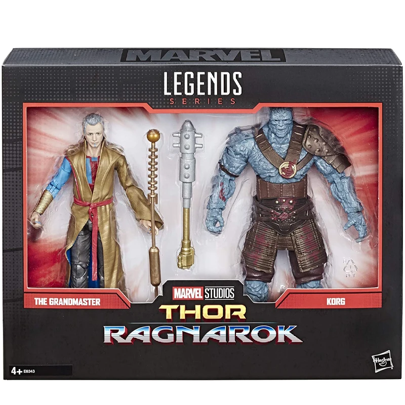 

Marvel Legends Series Thor: Ragnarok 6"-Scale Movie-Inspired Grandmaster & Korg Collectible Action Figure Gift