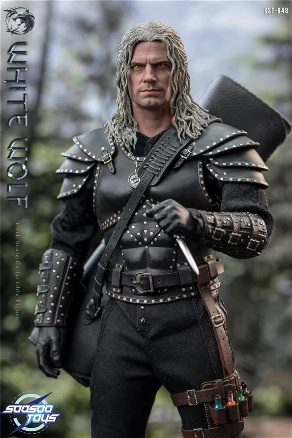 1/6 SOOSOOTOYS SST048 Желедь Уайт Волк Солдат Человек с 2-мя головками полный набор