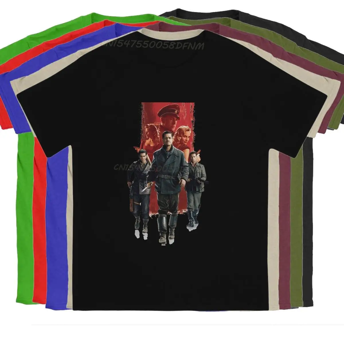 

Cool Fashion Male Unique T Shirt Inglourious Basterds Aldo Raine Anime Oversized T-shirts Newest Stuff For Adult