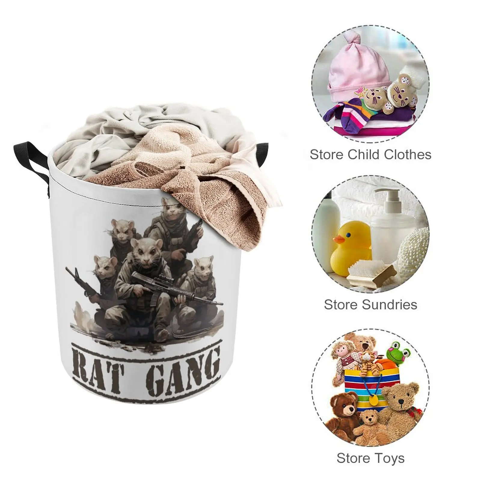 Бак для хранения белья от tarov Rat Gang корзина пыленепроницаемые полотенца подъемная
