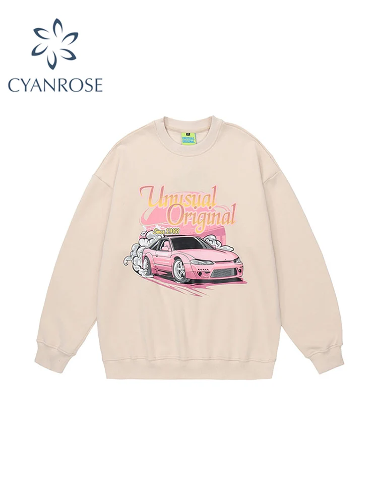 

2022 Japanese Sweaters Women Clothes Vintage Harajuku Oversized Tops Fashion Pullover Streetwear Gothic Print Apricot Yellow Swe