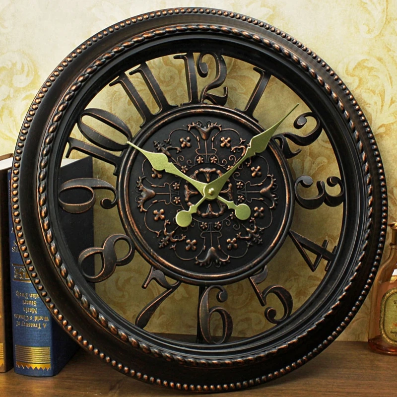 

Американские часы, европейские настенные часы в стиле ретро для гостиной, художественные настенные часы, Классические антикварные часы, атмосферные домашние Творческие часы