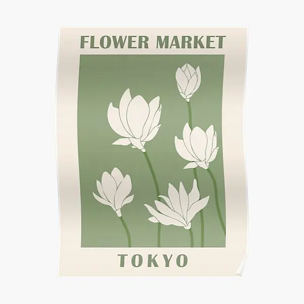 

Tokyo Flower Market Poster Funny Painting Modern Room Home Wall Print Decor Mural Picture Decoration Art Vintage No Frame