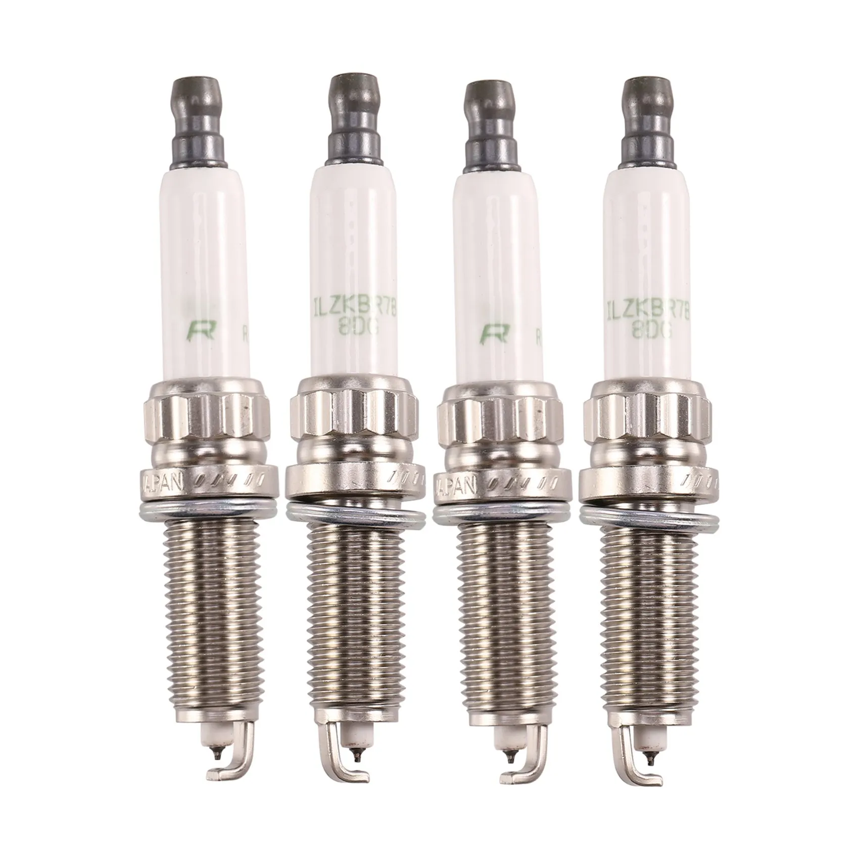 

4 Pcs Car Metal Spark Plug Iridium Platinum Spark Plug 95770 ILZKBR7B8DG 0242129512, for Peugeot Citroen Mini Cooper