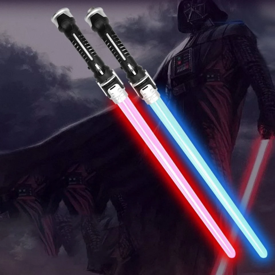 Светильник вой меч для мальчиков 2 шт. игрушки детей светящийся лазерный джедая