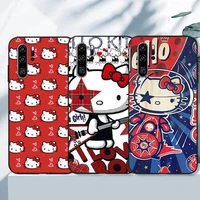 hello kitty cute phone cases for huawei honor p30 p40 pro p30 pro honor 8x v9 10i 10x lite 9a 9 10 lite funda coque