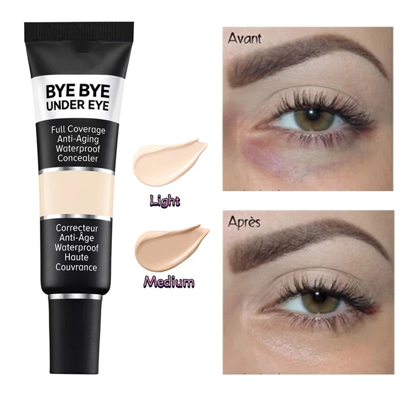 

Matte Eyes Concealer Cream Bye Bye Under Eye Full Coverage Anti-aging Waterproof Concealer Eyes Dark Circle Cosmetics
