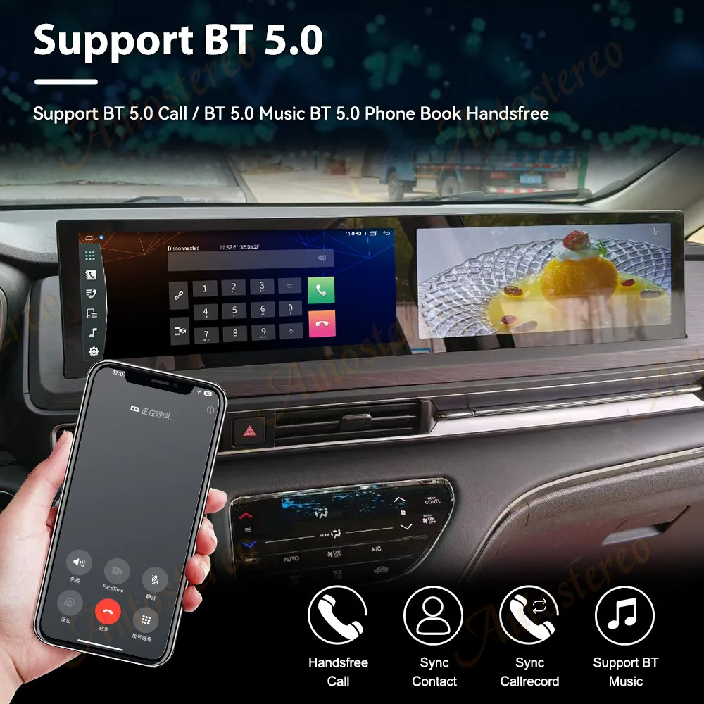 Двойной экран Android 13 для Honda Odyssey 2022 2023 2024 Автомобильный GPS-навигатор медиаплеер