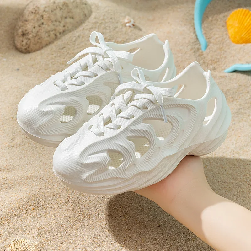 Пляжные сандалии для родителей и детей повседневная уличная спортивная обувь