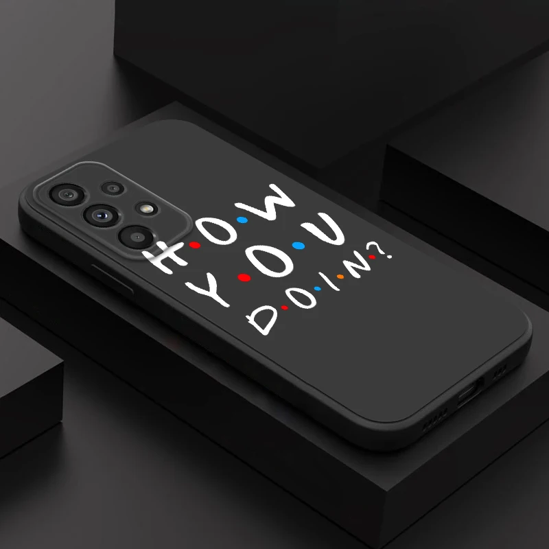 Чехол для телефона Huawei P50 P40 NOVA 4e 5T 5i 6SE 7 7SE 8 9 10 P20 P30 Lite Pro PLUS P Smart 2021, чехол с надписью friends HOW YOU DOIN