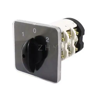 

660 В 125A поворотный переключатель 3 позиции 12 клемм комбинированный переключатель