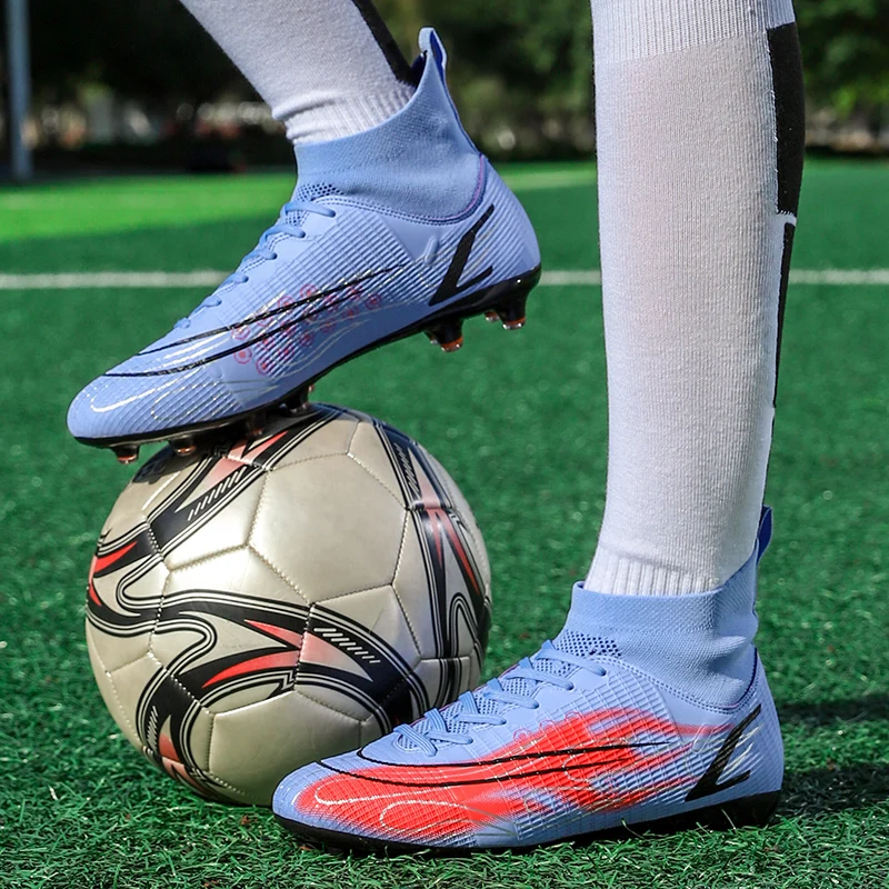 2022 New Men Soccer Shoes Professional Turf Football Boots Male Kids Cleats Sports Shoes Kid  Football Sneakers Futsal Chaussure