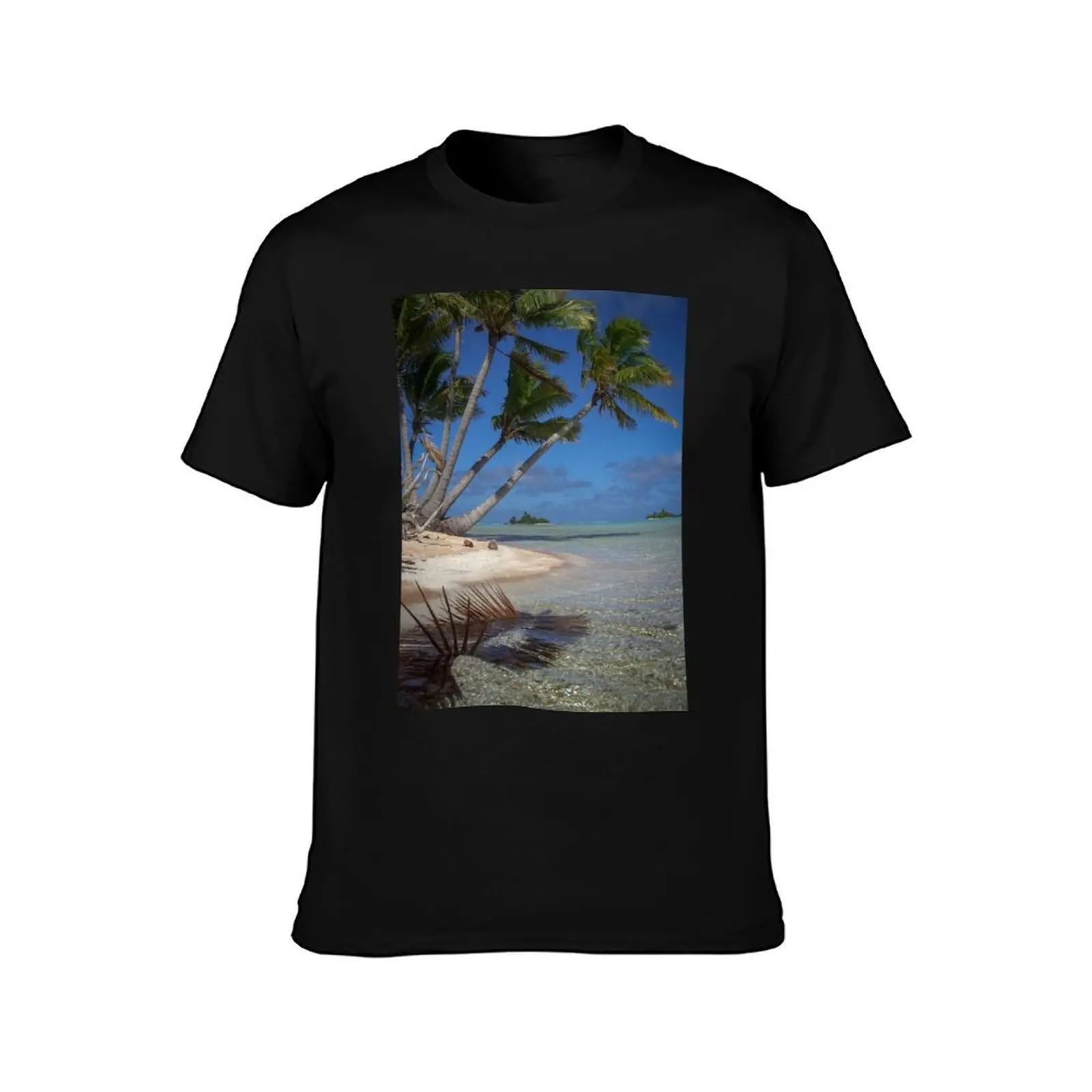 Фото Футболка Fakarava Atoll, не образующая катышков, повседневная футболка №2