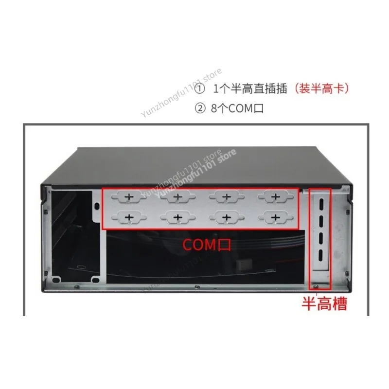 Фото Корпус S21B Mini с интегрированной графикой, материнская плата ITX, 8 COM-портов, многопортовые последовательные интерфейсы, корпус HTPC №1