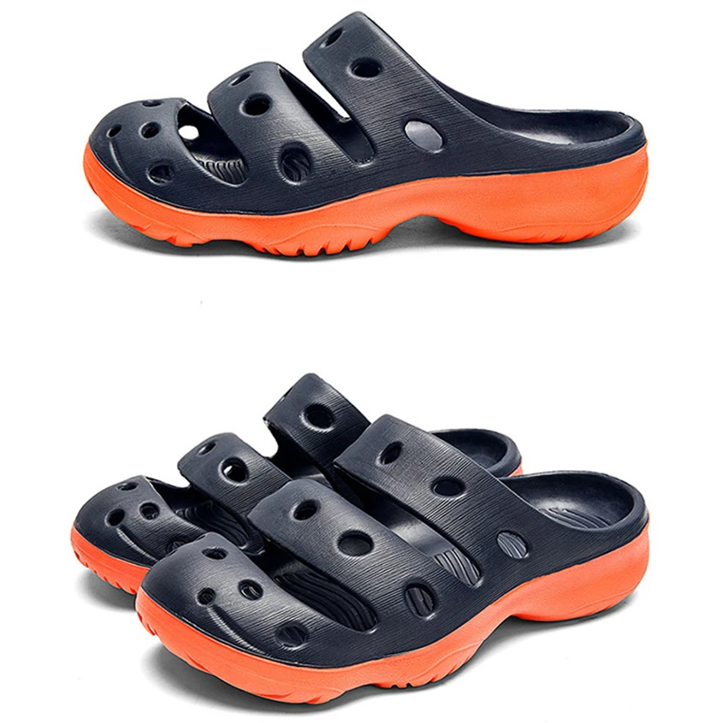 Сандалии без шнуровки для мужчин и женщин Модные дышащие пляжные прогулочные