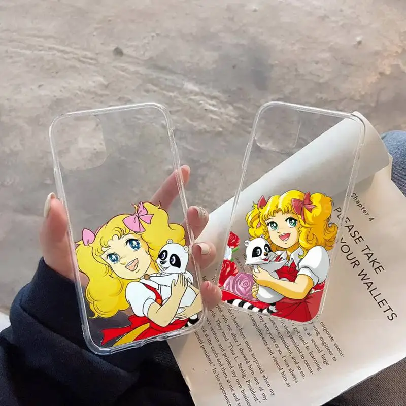 

Anime Manga Candy Phone Case Transparent soft For iphone 11 13 12 14 x xs xr pro max mini plus