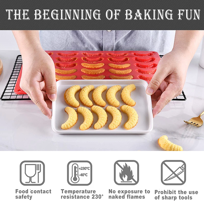 30-отверстия форма для шоколадного торта силиконовая выпечки ванильное кисперле