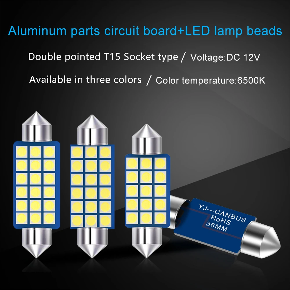 Автомобильные светодиодные лампы 12 В 5 шт. для чтения багажника светильник Chevrolet