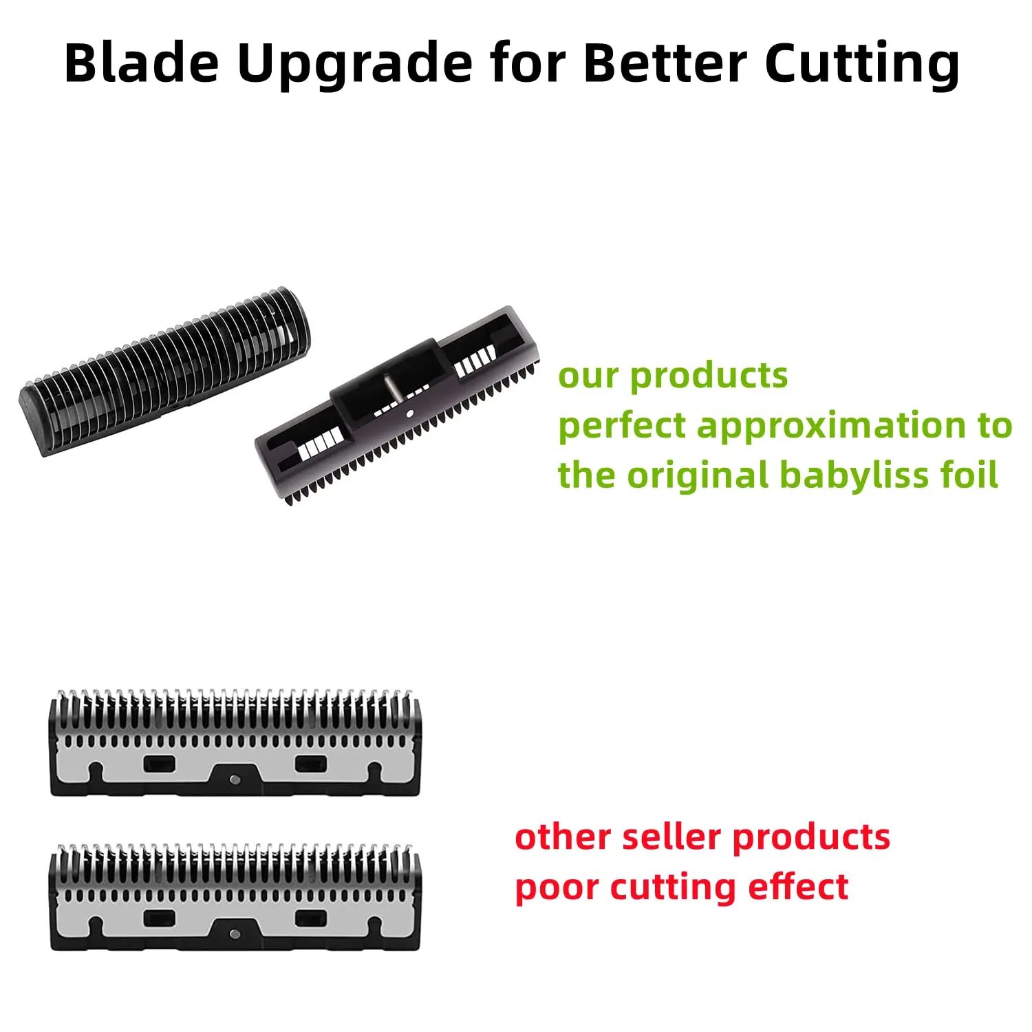 Фото Лидер продаж BabylissPRO Barberology FXFS2, сменные резаки для фольги, высококачественная электробритва с двойной сеткой из нержавеющей стали №2