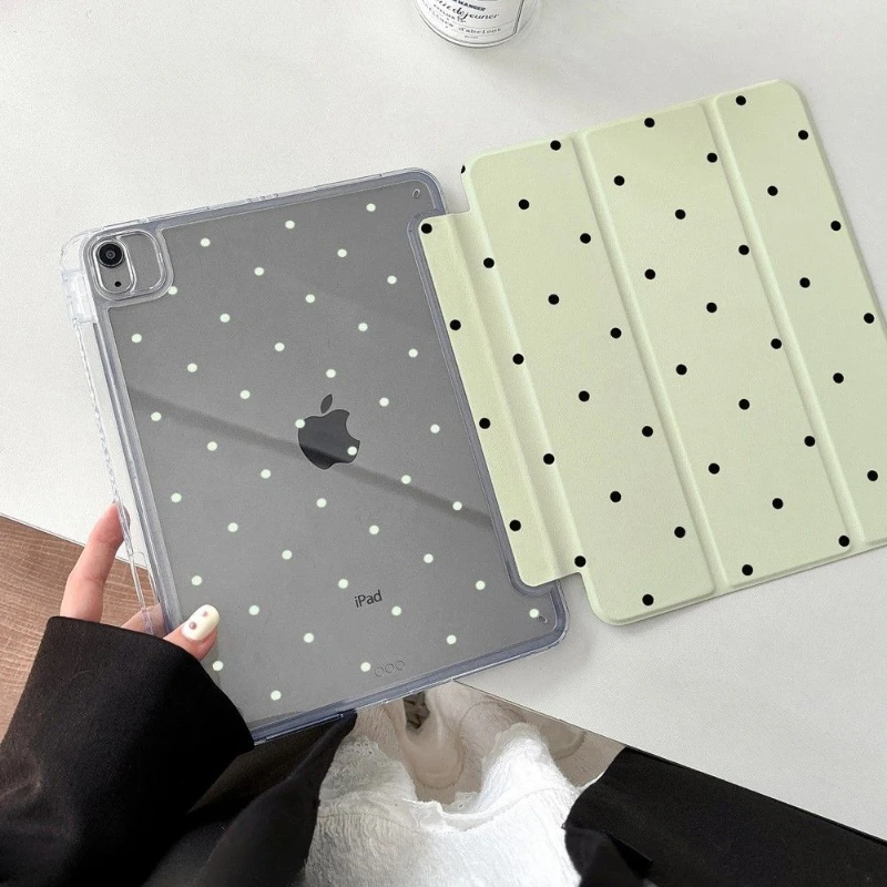 Фото Чехол в черный горошек для iPad 10th 11th Gen Pro 11 2024 IPad Air 13 11 2025 Air 5 4 IPad 9th 8th 7th 10.5 10.2 Pro 12.9 Cover №4