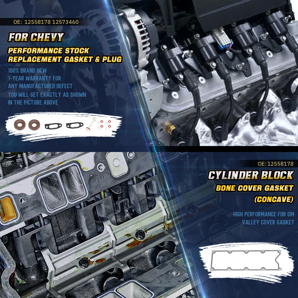 Новый комплект прокладок LS и головки LS9 для LS1/LS6/LQ4/LQ9/4.8L/5.3L/5.7L/6.0L/6.2L