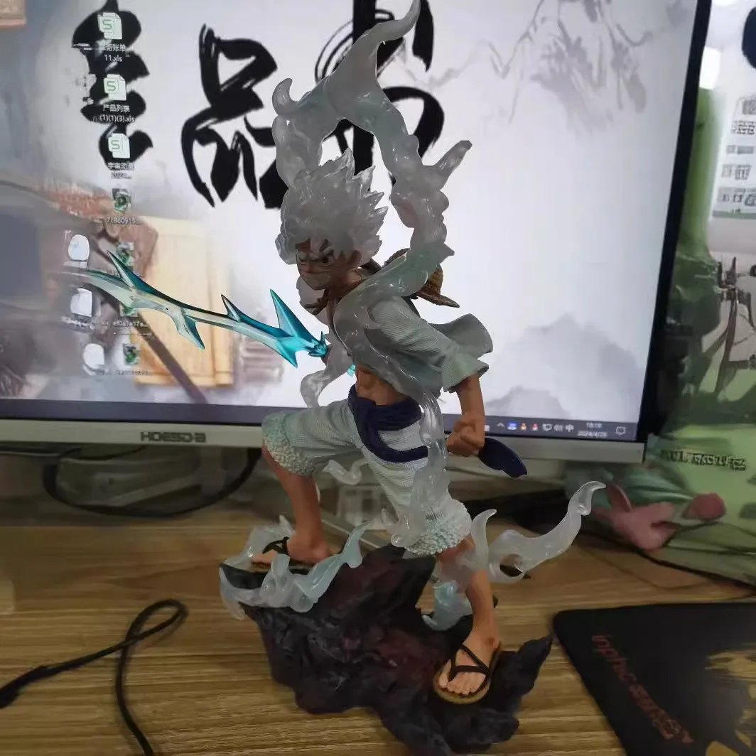 Фигурка One Piece GK модель Ника Луффи LX молния Шестерня пятое резонансное украшение