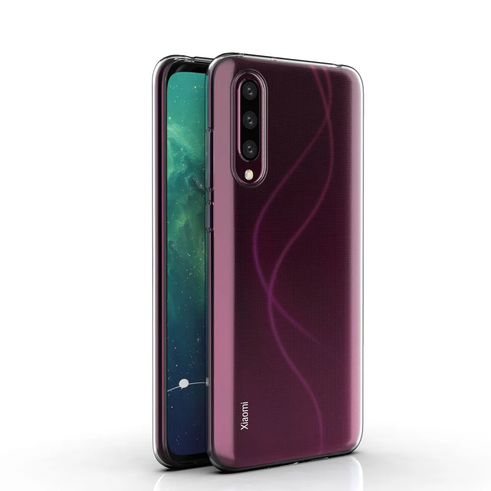 Прозрачный чехол для Xiaomi Mi9 lite прозрачный мягкий термополиуретановый